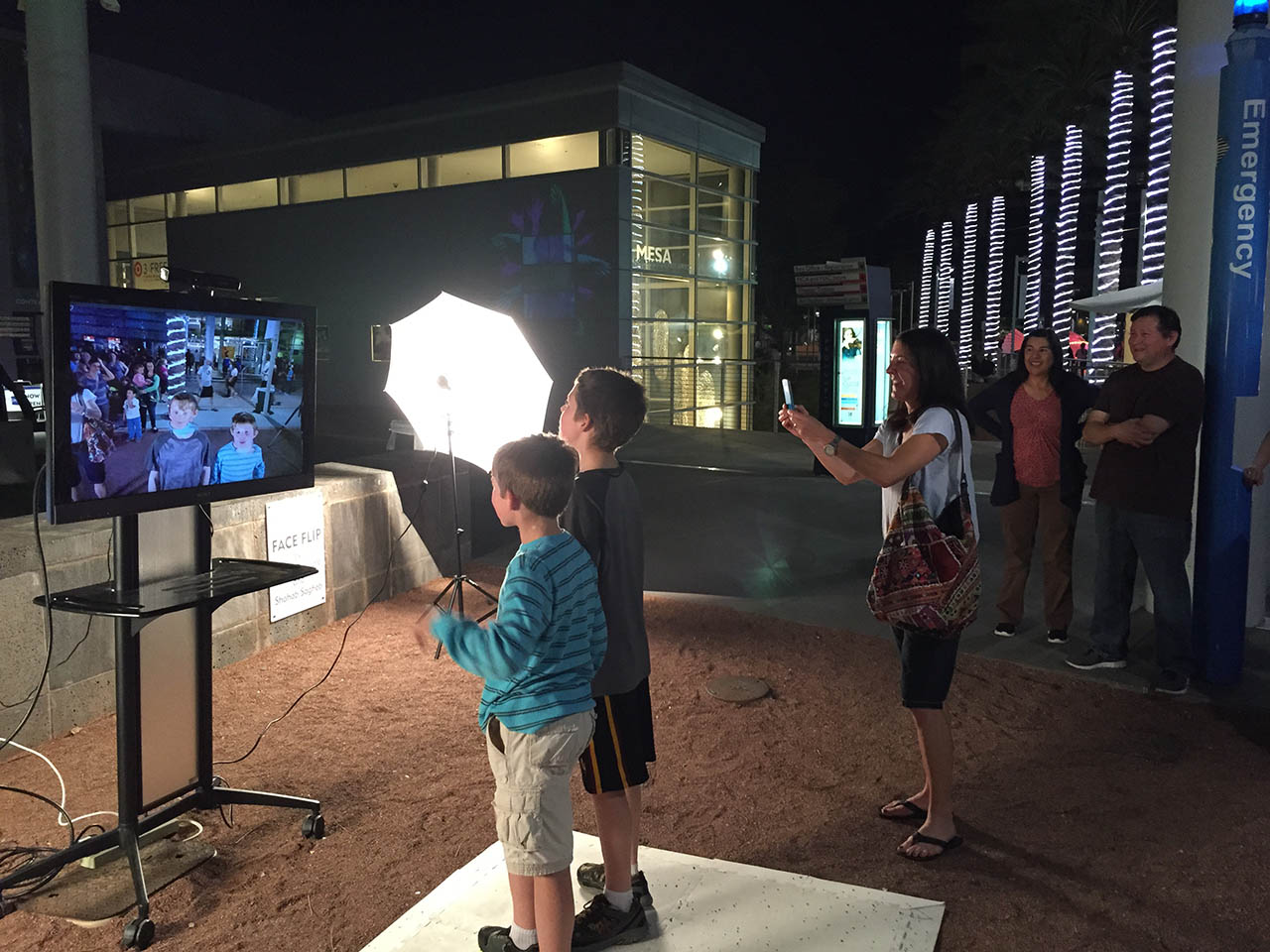 FaceFlip! — Installation view